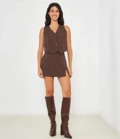 Gilet con strass