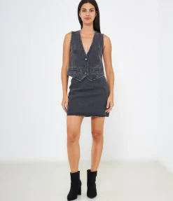 Gilet in denim