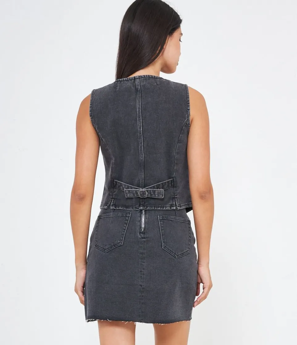 Gilet in denim