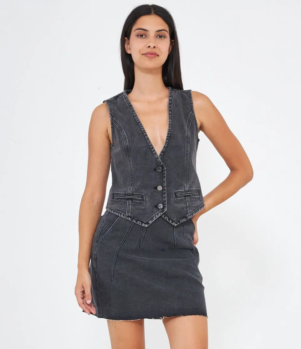 Gilet in denim