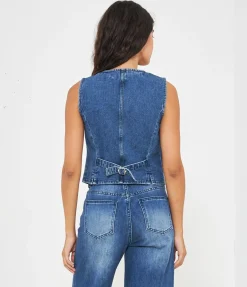 Gilet in denim