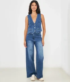 Gilet in denim
