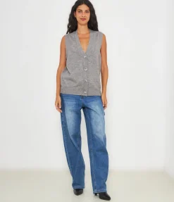 Gilet in viscosa