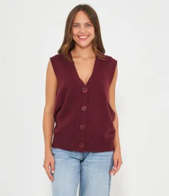 Gilet in viscosa