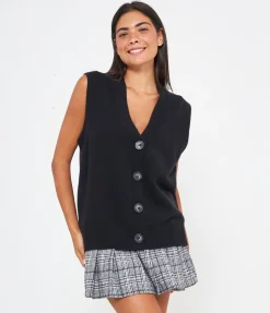 Gilet in viscosa