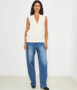 Gilet in viscosa