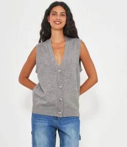 Gilet in viscosa