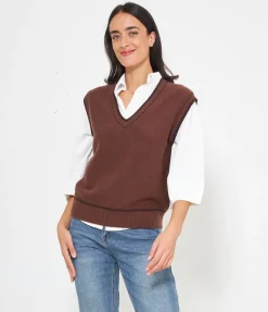 Gilet scollo a V