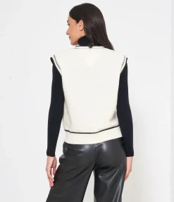 Gilet scollo a V