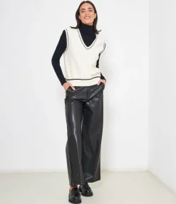 Gilet scollo a V