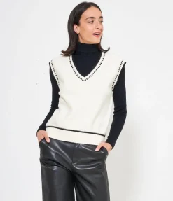 Gilet scollo a V