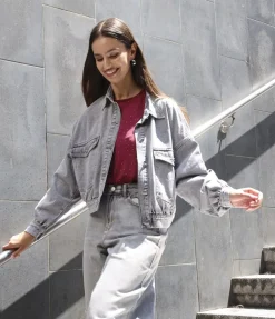 Giubbino in denim