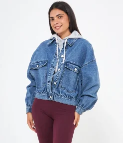 Giubbino in denim