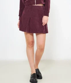Gonna effetto camoscio