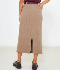 Gonna midi in maglia