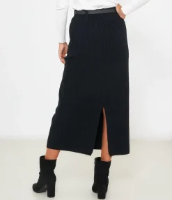 Gonna midi in maglia