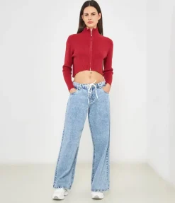 Jeans con lacci