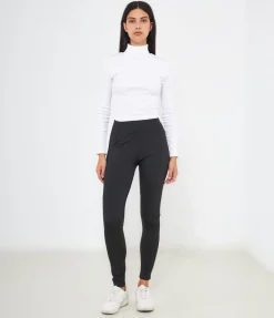 Leggings con cuciture a vista