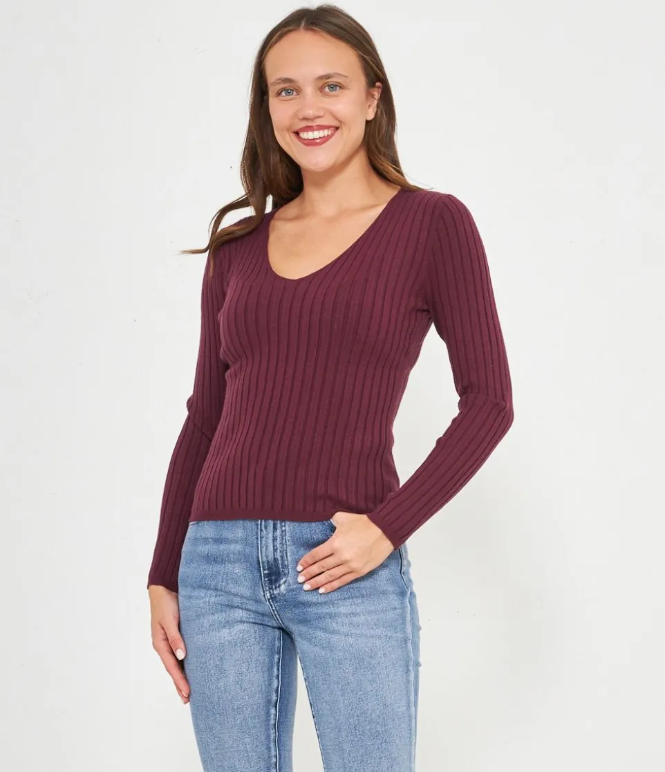 Maglia a costine
