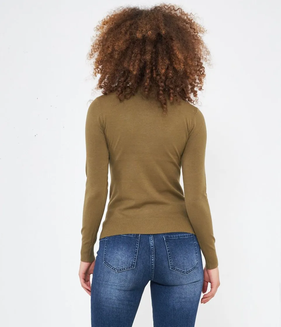 Maglia a mezzo collo