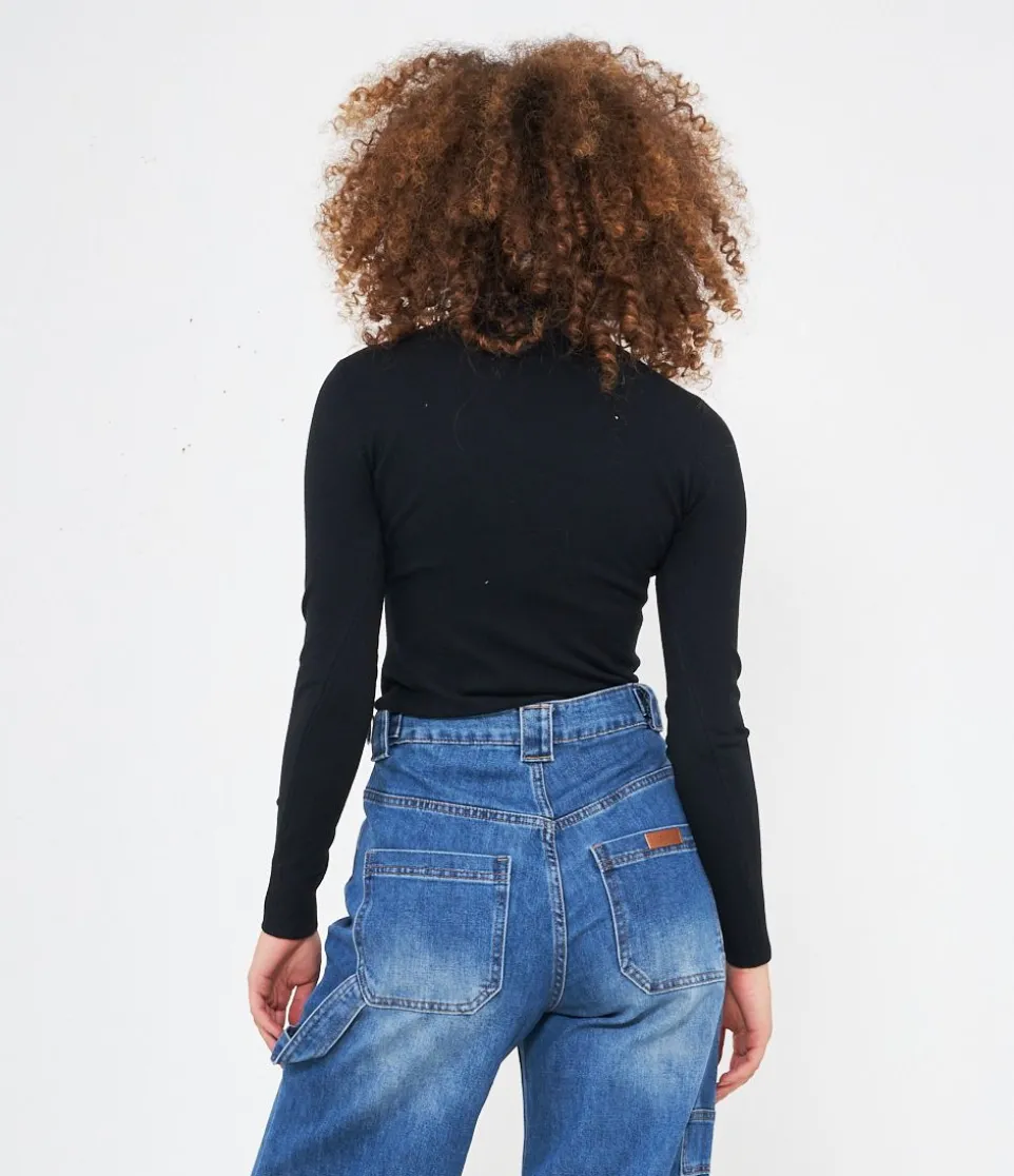 Maglia a mezzo collo