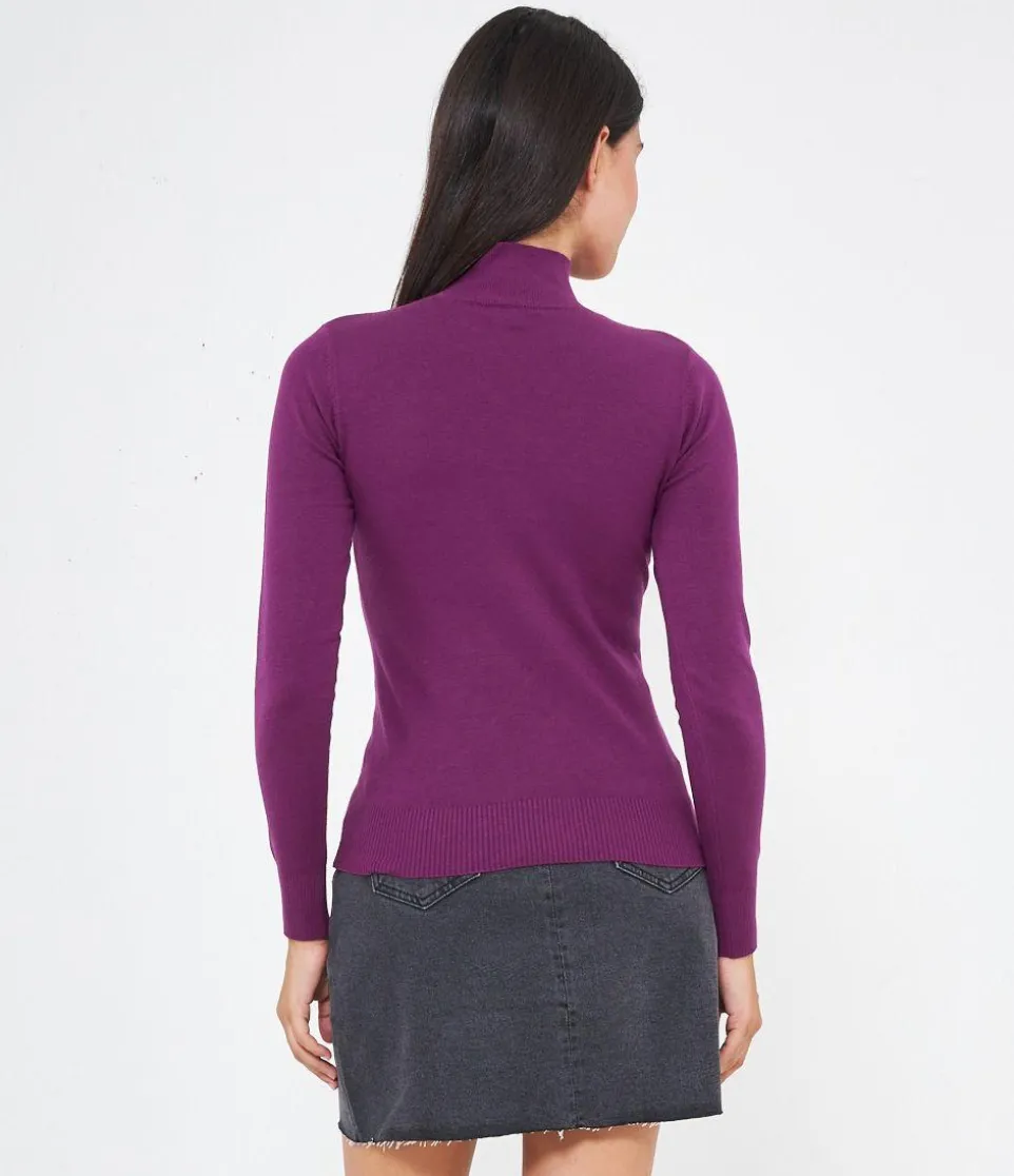Maglia a mezzo collo