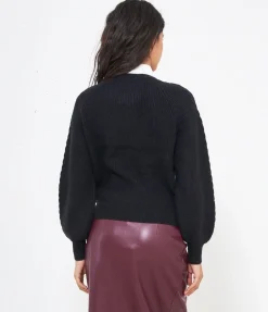 Maglia con collo camicia