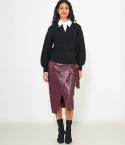 Maglia con collo camicia