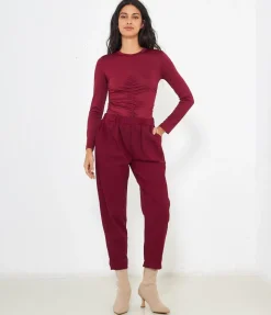 Maglia con drappeggio