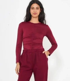 Maglia con drappeggio