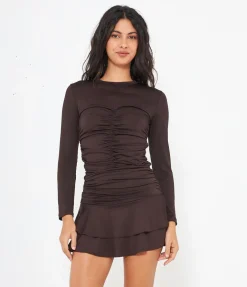 Maglia con drappeggio