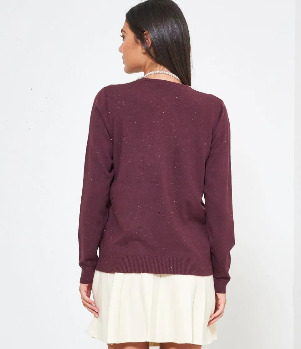 Maglia con perle