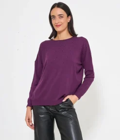 Maglia con strass