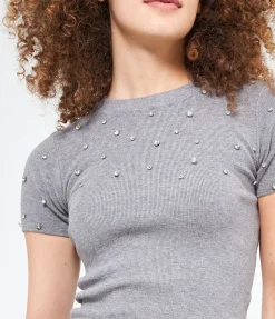 Maglia con strass