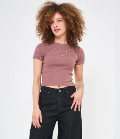 Maglia con strass