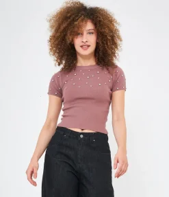 Maglia con strass