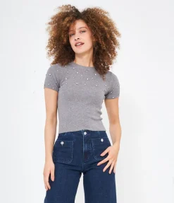 Maglia con strass