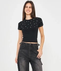 Maglia con strass
