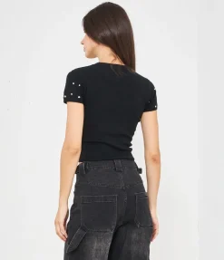 Maglia con strass