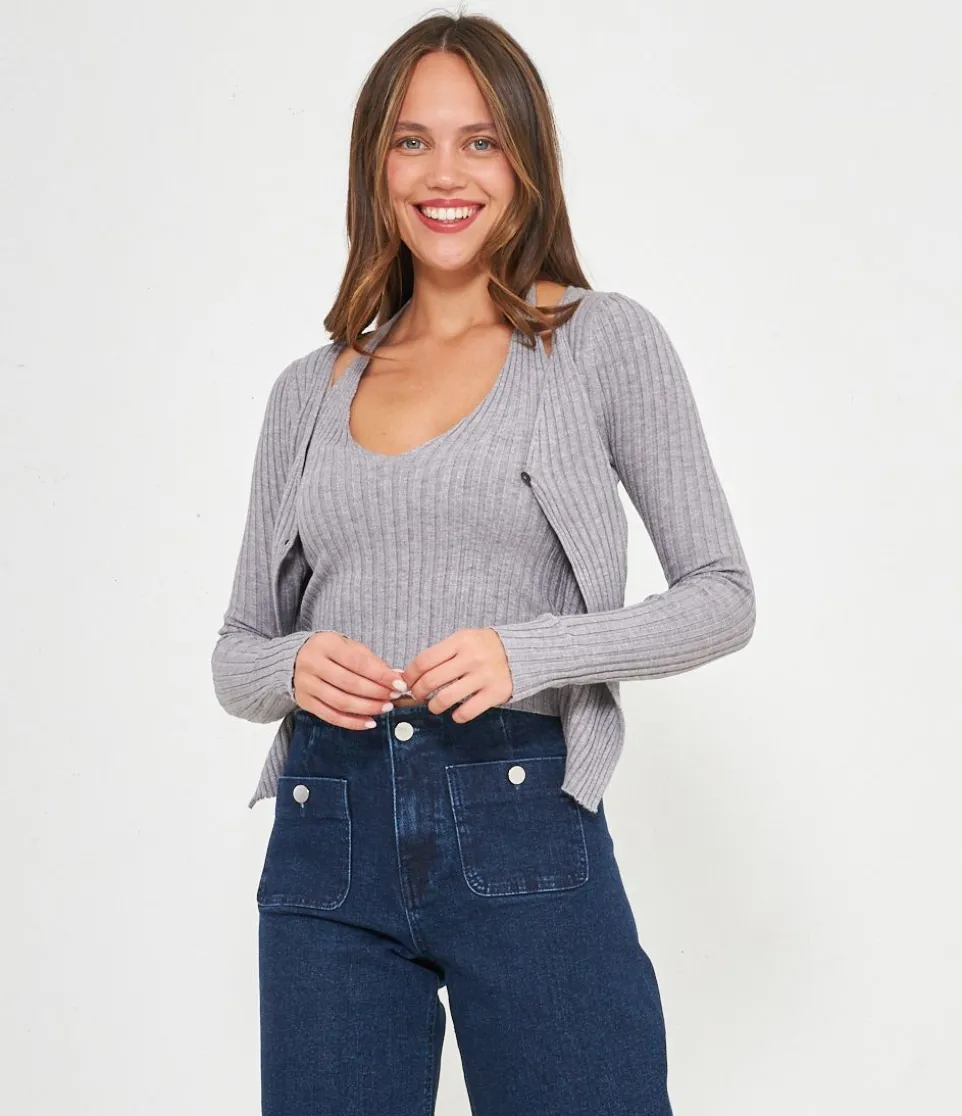 Maglia con top