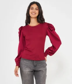 Maglia maniche in raso