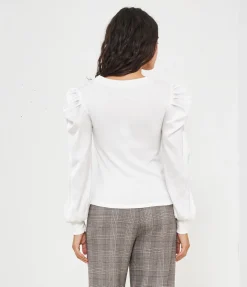 Maglia maniche in raso