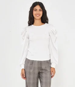 Maglia maniche in raso