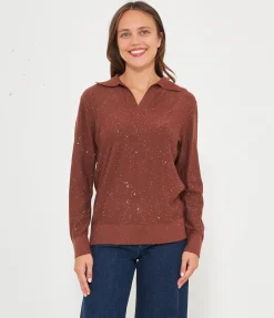 Maglia micro paillettes