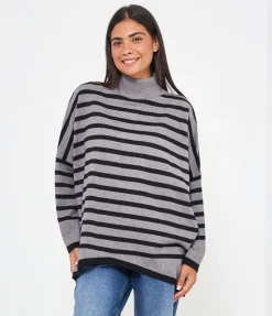Maglia over a righe
