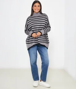 Maglia over a righe