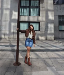 Minigonna in denim