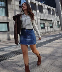 Minigonna in denim