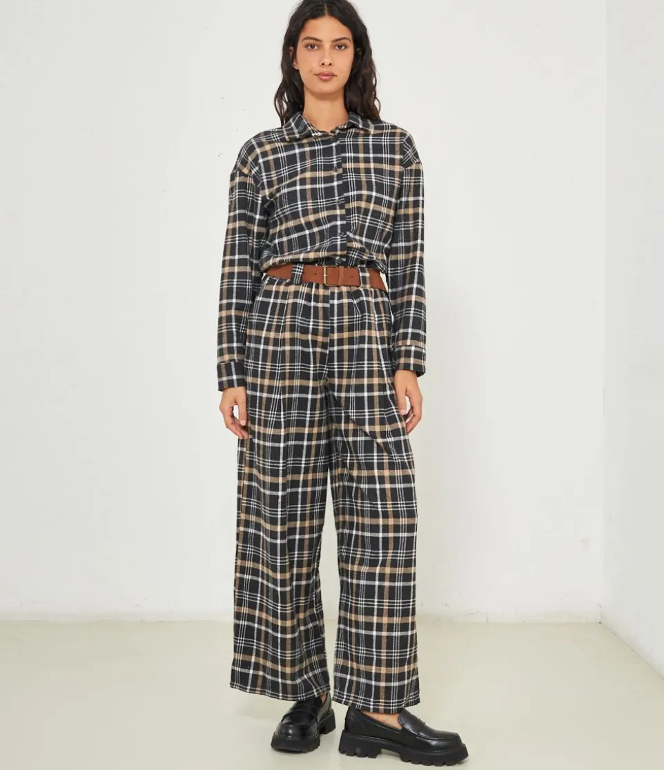 Pantaloni a quadri