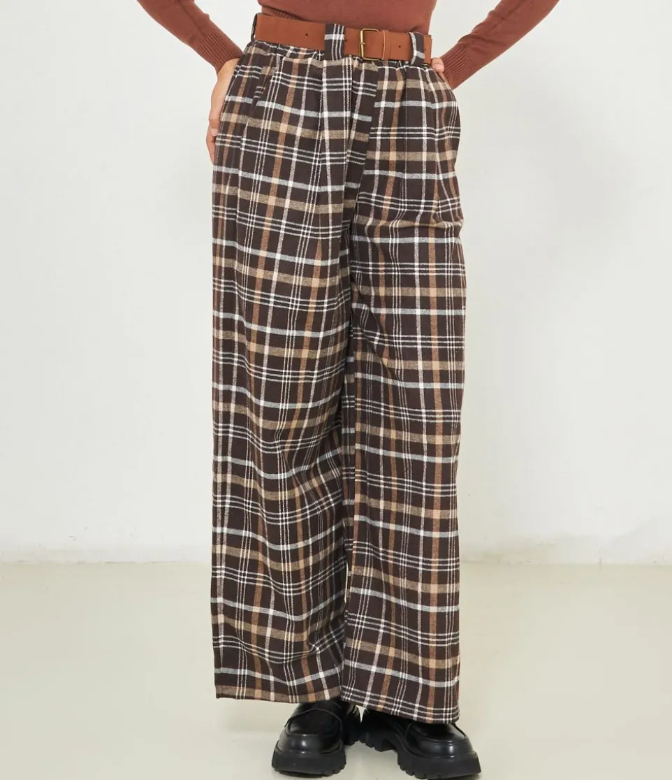 Pantaloni a quadri